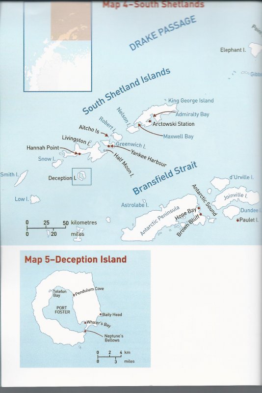 South Shetlands and Peninsula